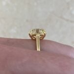 2.73 carat Antique cushion cut diamond Ring Side Picture f4 15788