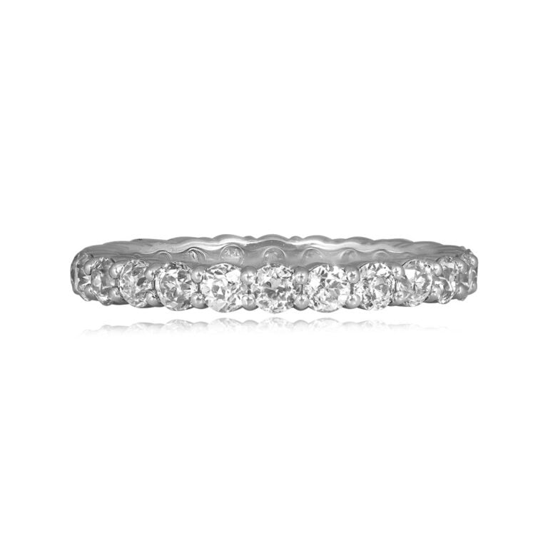 Old Cut Diamond Eternity Rulison Band