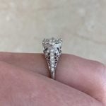 Diamond Engagement Ring VS2-SI1 clarity overall Side View f4 15880