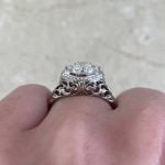 J color and VS2-SI1 clarity overall in Platinum Basket 15881 f3