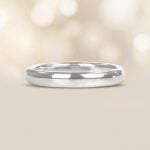 signed Tiffany & Co. Platinum Band 3mm width artistic photo 15884