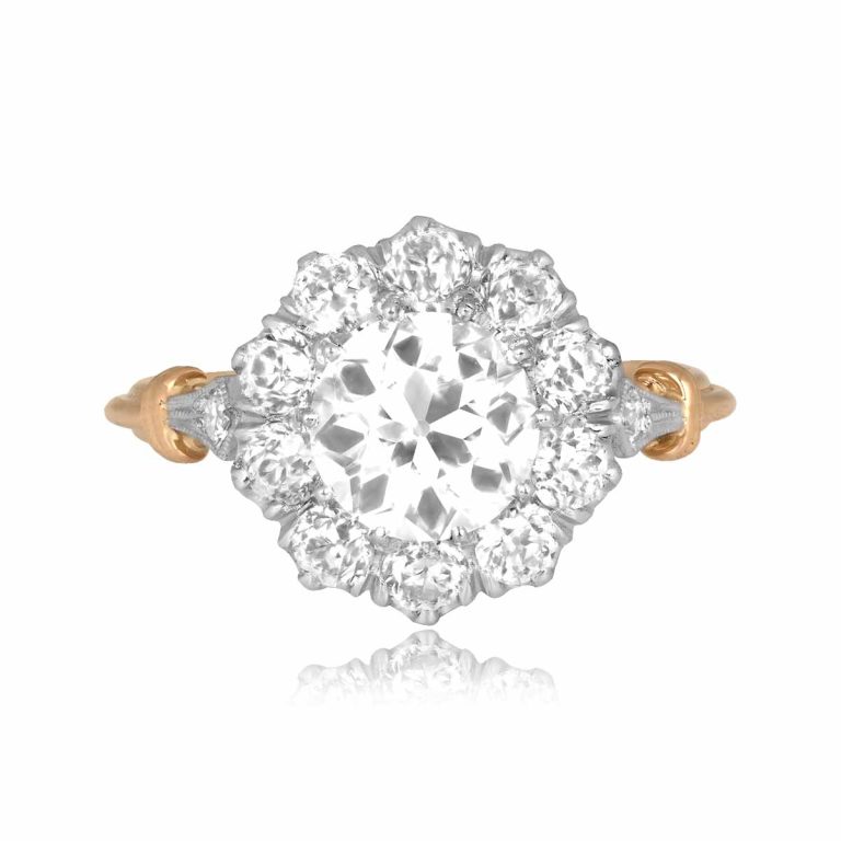 GIA-Certified 1.27ct Diamond Cluster Fairhaven Ring