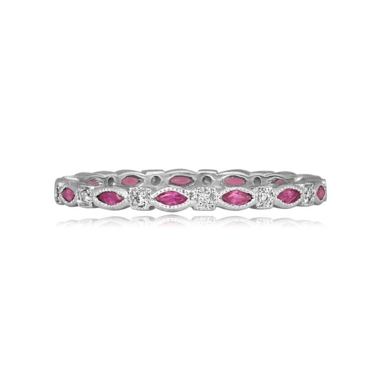 Ruby and Diamond Eternity Yardley Band 1.5mm
