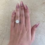 Art Deco GIA-Certified 4.03 carat Diamond Ring, Hand Circa 1920 f1 HER039