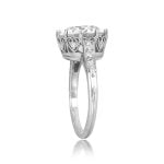 Art Deco GIA certified 4.03 carat Diamond Hammonton Ring, Circa 1920 HER039
