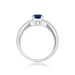 Vintage ring with a 1.70ct Kashmir Sapphire center stone Glenside Ring, Circa 1970 HER056