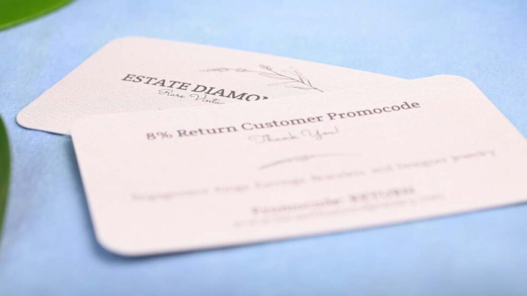 Promocodes of discounts from Estate Diamond Jewelry