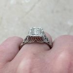 0.36 carat Total Diamond Weight Plainville Ring Basket View f3 15895