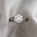 Vintage Design Old European Diamond Engagement Ring Malcolm Ring f5 15902