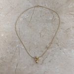Tiffany T Shape Yellow Gold Necklace