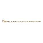 White and Yellow Gold claw style Link Brantley Bracelet 15926