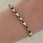 Brantley Bracelet in an alternating mixed gold pattern