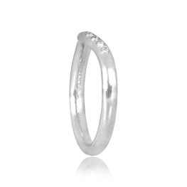 Elsa Peretti Tiffany band with a row of Diamond Notch Band 2.3mm 15927