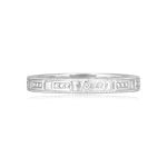 a tiffany and co engraved band with milgrain detail Tiffany Band 15928