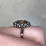 Prong-Set Topaz with Triple Wire Shank Side Finger Picture f4 15931