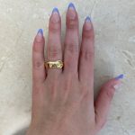 18k Yellow Gold and Diamond English Victorian buckle band f1 15934