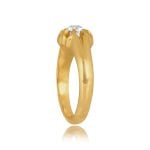 Victorian Floral yellow gold Diamond Faison Ring, Circa 1890 15935