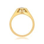 Edwardian Era ring with center Old European Cut Diamond Trio Ring, Circa 1910 15938