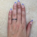 Sapphire and Diamond Eternity Varina Band