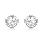 0.45 carats each old European cut diamond stud earrings Slade Earrings 15960