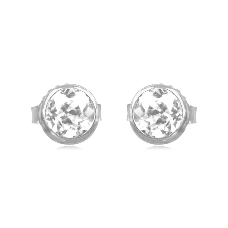 Old European Cut Diamond Stud Willard Earrings
