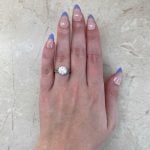 Art Deco Old European Diamond Ring Hand Picture f1 EURA207