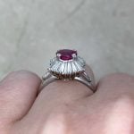 1.45 carat Burmese red ruby-no heat stone Basket View f3 SBCS575