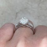 Harry Winston ring E color and VVS2 clarity