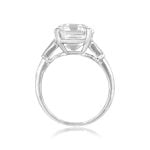 Vintage GIA certified 5.51 carat Antique Asscher Diamond Pennsburg Ring, Circa 1920 sbd61866