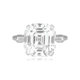 5.51 carat antique asscher cut gia certified center diamond Pennsburg Ring SBD6186 TV