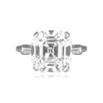 5.51 carat antique asscher cut gia certified center diamond Pennsburg Ring SBD6186
