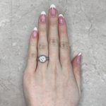 Art Deco Old European Cut Diamond Ring Hand Picture f1 15689vb