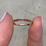 Gardiner Band handcrafted in 18k yellow gold