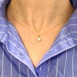 Missoula Necklace features a beautiful Australian opal in the center