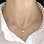 heart pendant necklace with GIA 1.11ct heart diamond Hixton Necklace DW101