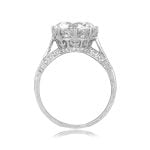 4.01 carat GIA Certified Platinum Diamond Lima Ring DiS7830-SV