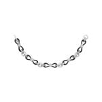 link design bracelet featuring diamond, onyx and crystal stones Lamesa Bracelet EF-B1031