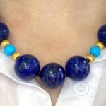 Wayside Necklace with an 18k yellow gold spring ring clasp