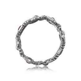 Art Deco bracelet Non-Heated Burma Ruby and Diamond Wareland Bracelet, Circa 1920 RUBYB