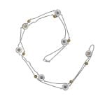 Buccellati blossom necklace made in yellow gold on silver Buccellati Necklace 15950