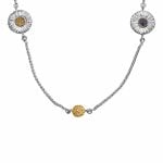 signed Buccellati blossom collection necklace with sapphire stones Buccellati Necklace