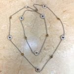 Italian Buccellati Blossom Sapphire Necklace