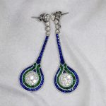 Holborn Earrings made in 18k white gold