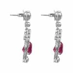 Cartier Art Deco Burma Ruby and Diamond Earrings, Circa 1920 HER1147 TSV