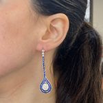 Hubbard Earrings made in 18k white gold