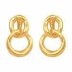 David Webb 18 karat door knocker earring impressive design David Webb Earrings 16039
