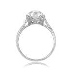4.21ct Old European Cut Diamond Galeton Ring 16050 side view photo