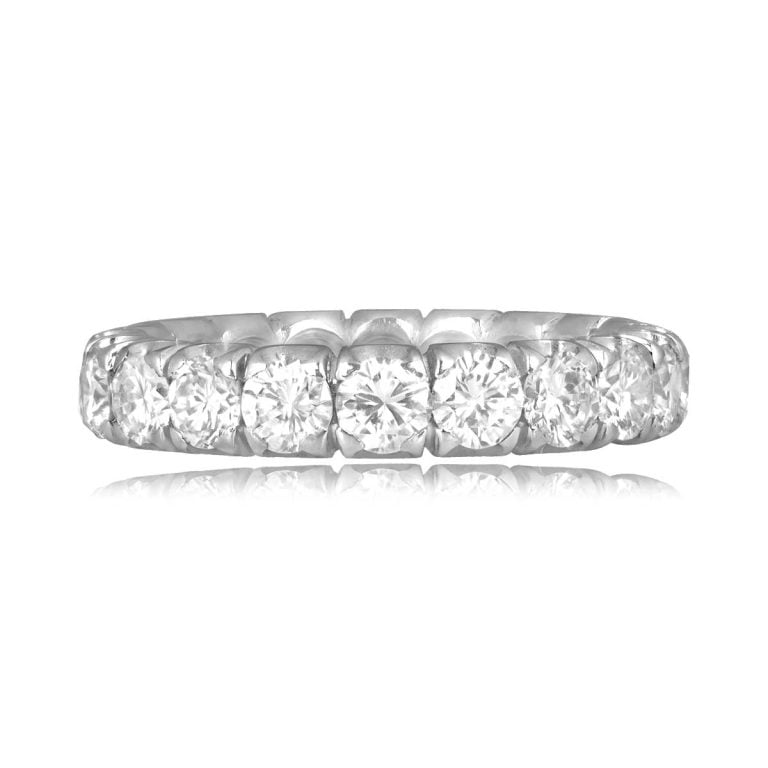 Vintage 2.40ct Diamond Calestano Band, Circa 1960 4mm