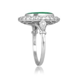 2.21 carat oval cut opal platinum Scottsdale Ring LV2425 TSV