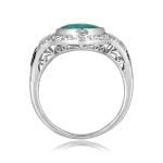 2.27ct Opal and Diamond Scottsdale Ring LV2420 side view photo